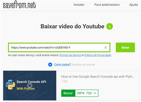 pt.savefrom.net|Como baixar vídeos no PC com o SaveFrom.net